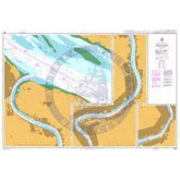 British Admiralty Nautical Chart 1601: China - Chang Jiang, Shanghai